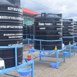 distribution of covid 19 handwashing tanks in nyandarua county in early 2020