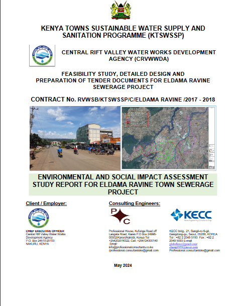 esia proposed eldama ravine sewerage project